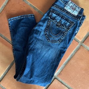 True Religion Ricky relaxed straight jeans size 36